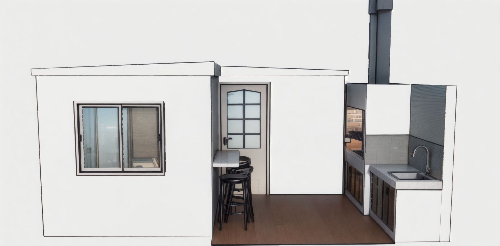 Tiny 30 — render interior